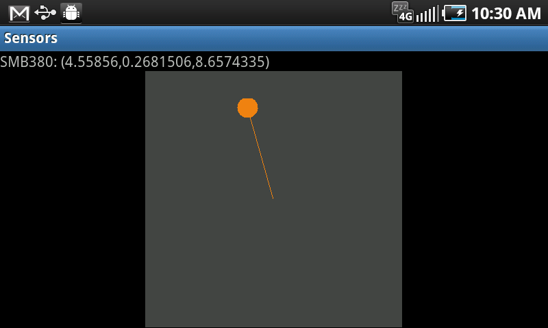 Android Sensors Vector Landscape
