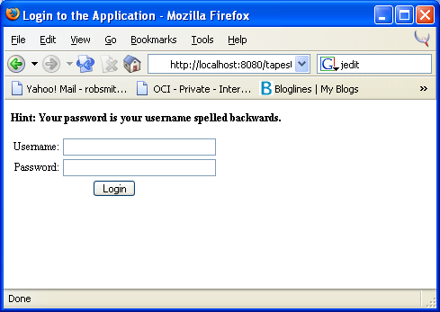 login