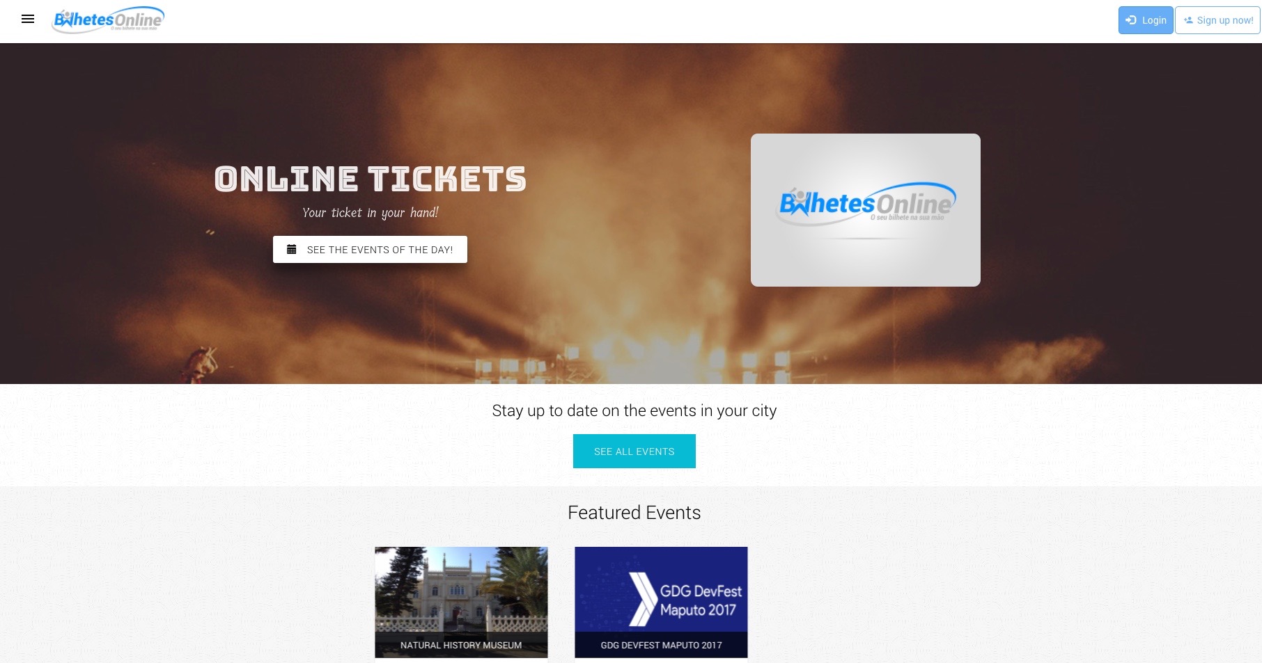 Show Us Your Grails Project: Bilhetes Online