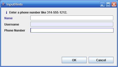 Input Hints