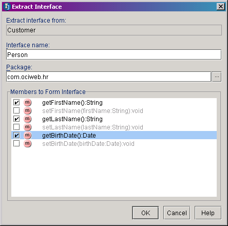 Extract Interface