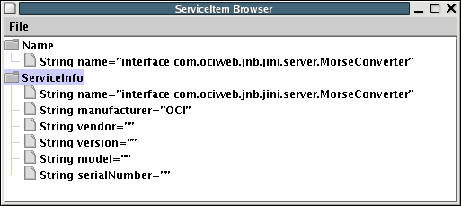 Service Item