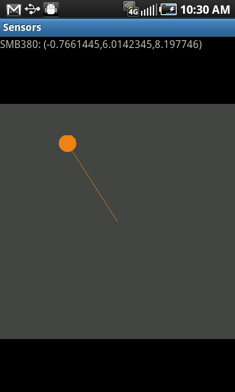 Android Sensors Vector Portrait