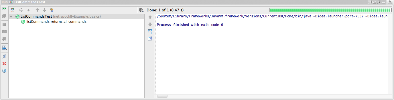 List Command Results