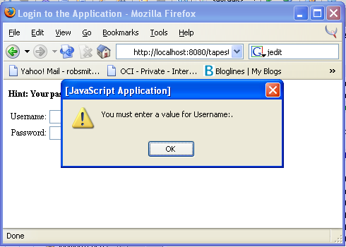 login, no username