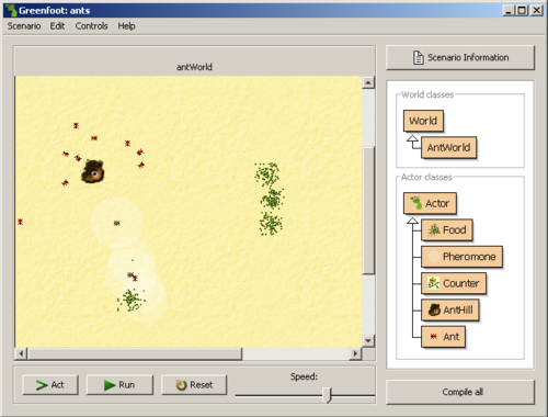 Greenfoot Ants