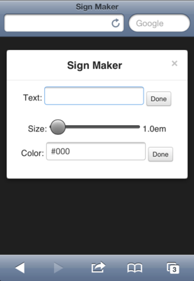 Figure 5: Modal Dialog