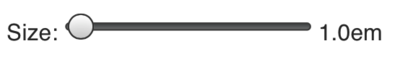 Figure 2: Default Slider