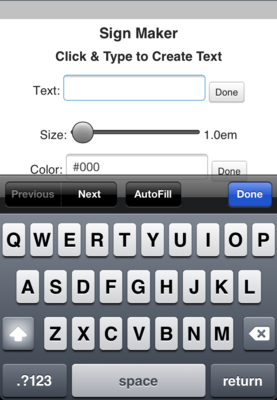 Scrolled Input